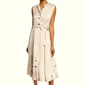 Equipment clevete silk midi dress size 6